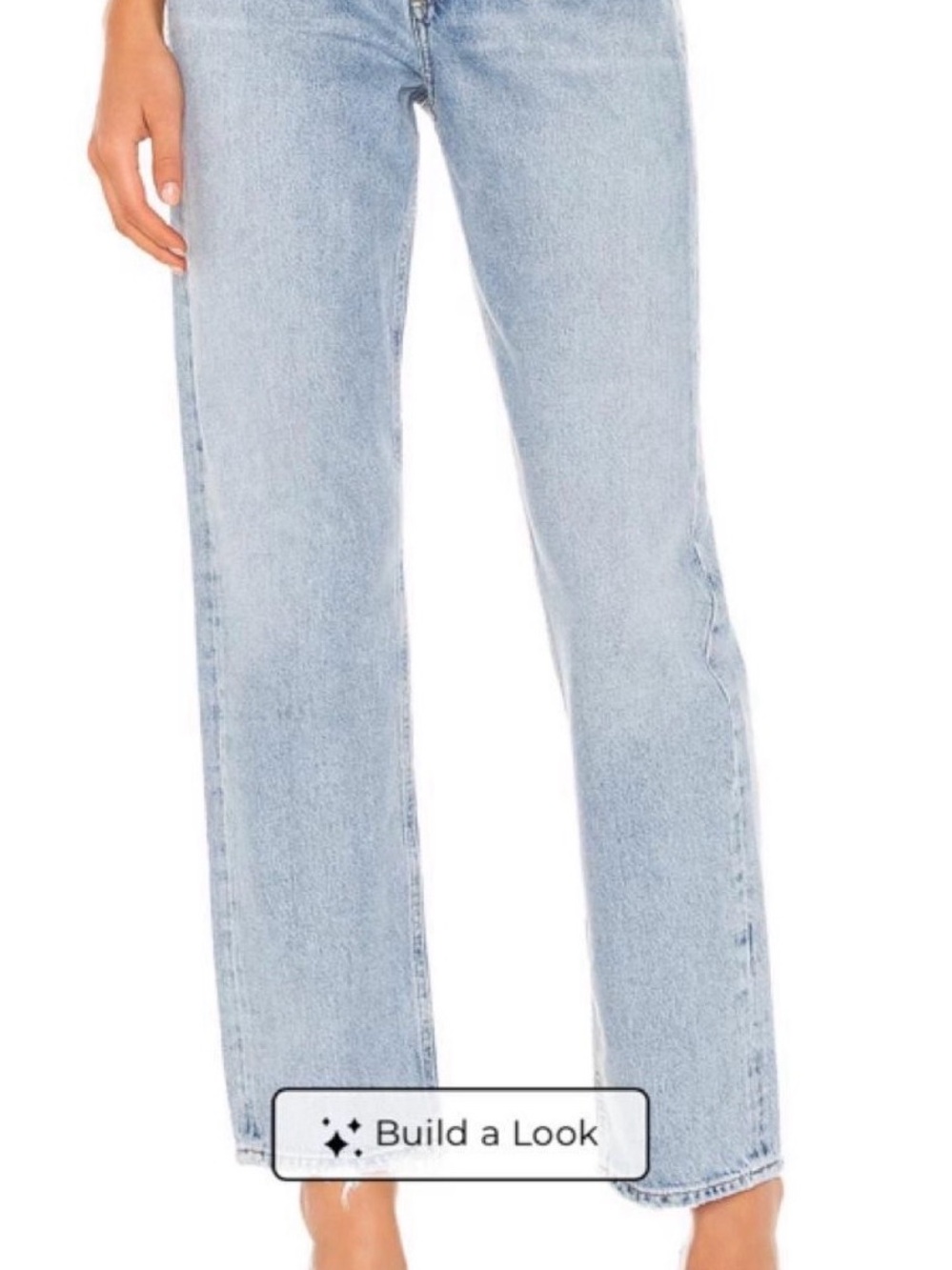 Pistola Lightwash Button Fly High Waisted Jeans Size 25